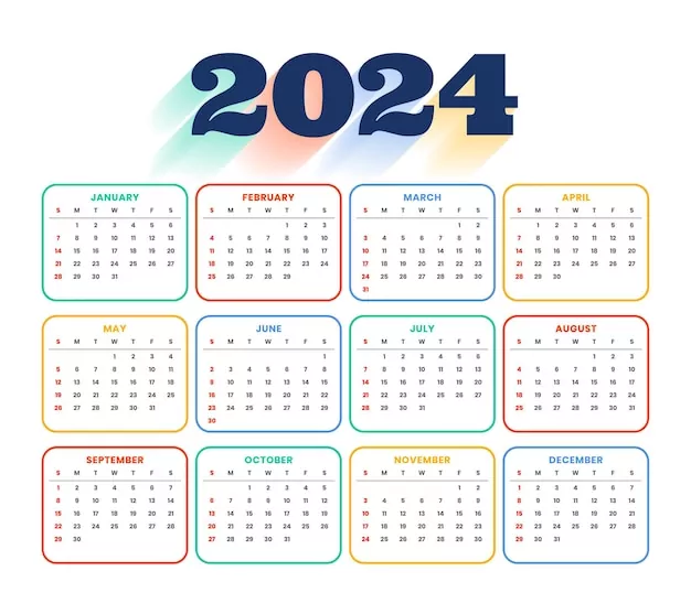 En el 2024 habrá 12 días feriados y seis fines de