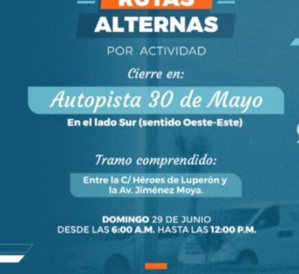 Rutas alternas Santo Domingo