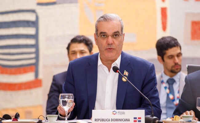 Luis Abinader en Brasil.