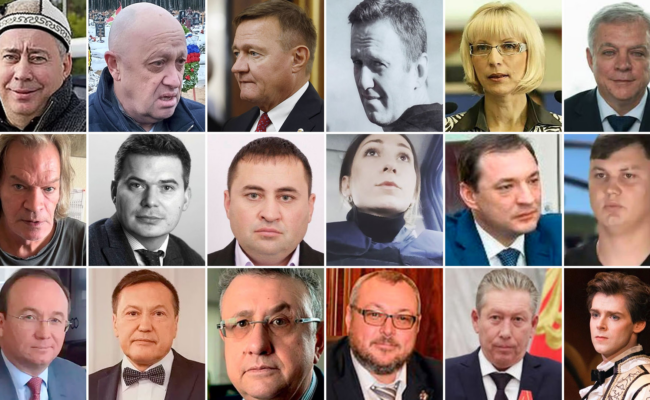 Suicidios sospechosos Rusia invasión