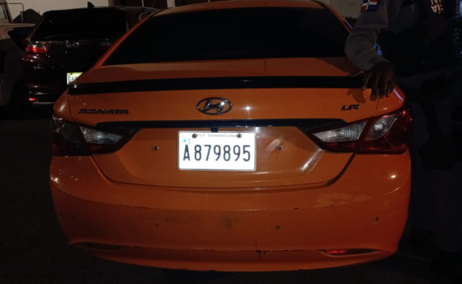 Recuperación vehículo robado