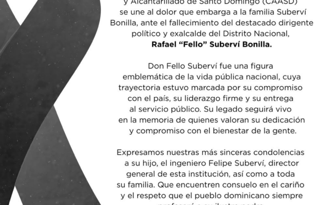 Rafael Suberví Bonilla homenaje