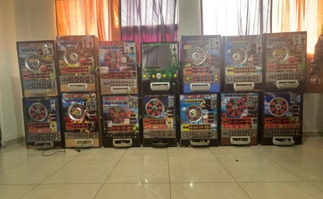 Operativo decomiso máquinas tragamonedas
