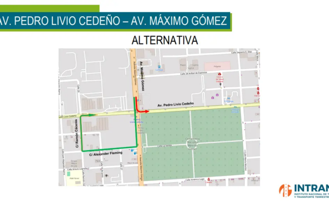 Prohibición giros izquierdos avenidas