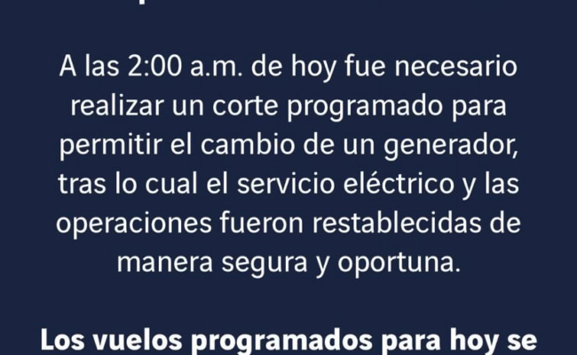 Aeropuerto Las Américas normalizado