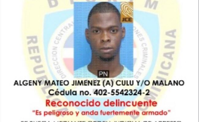 Policía Nacional arresto delincuente