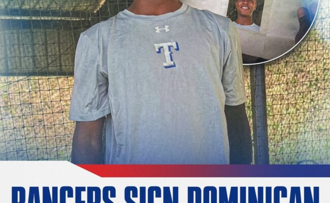 "Prospecto béisbol Texas Rangers"