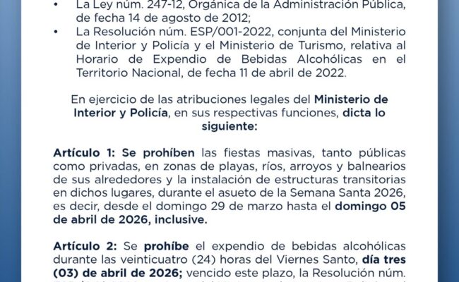 Prohibición celebraciones Semana Santa