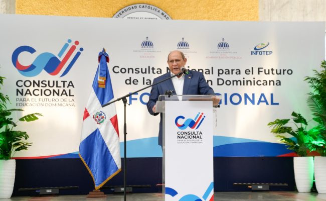 Discurso en consulta nacional sobre educación dominicana